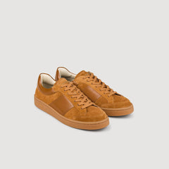 Suede Sneakers Camel Sandro Men