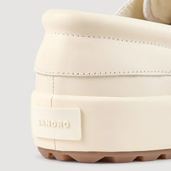 Leather boat shoes Off-White Sandro Men