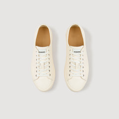 Low-top split leather trainers Off White Sandro Men