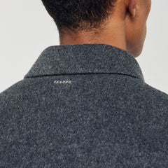 Double-faced wool jacket Dark Grey Sandro Men