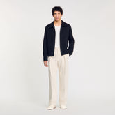 Knitted jacket Black Sandro Men