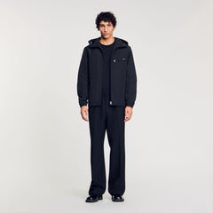 Nylon windbreaker Black Sandro Men