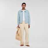 Zip-up jacket Chambray Sandro Men