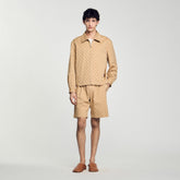 Square Cross zip-up jacket Sand Sandro Men