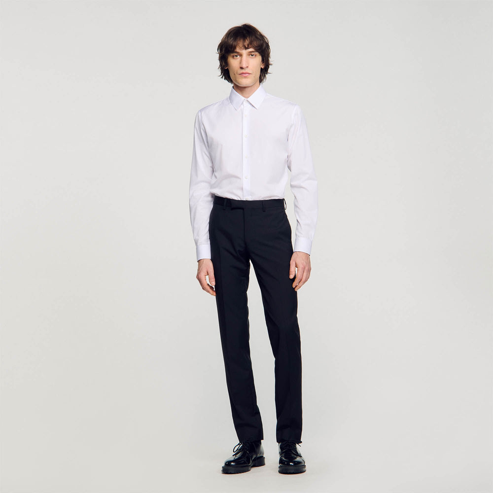 Long-sleeved shirt White Sandro Men