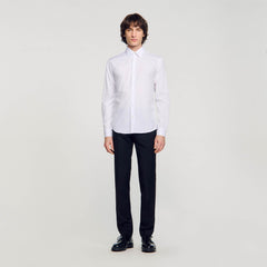 Long-sleeved shirt White Sandro Men