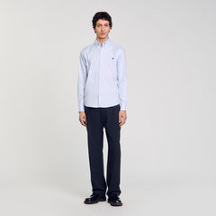 Cross patch shirt Blue Sky Sandro Men