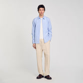 Striped shirt Blue Sky Sandro Men