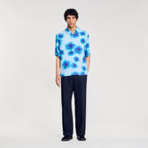 Floral motif shirt Blue Sky Sandro Men
