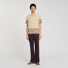 Floral motif shirt Oats Sandro Men