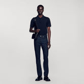 Raw jeans - narrow cut Raw-Denim Sandro Men