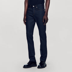Raw jeans - narrow cut Raw-Denim Sandro Men
