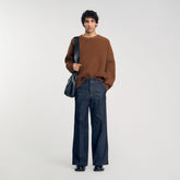 Wide-leg jeans Raw-Denim Sandro Men