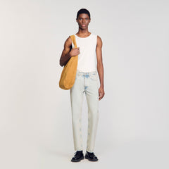 Regular faded jeans Blue Vintage - Denim Sandro Men