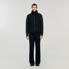 Sleeveless technical puffer Black Sandro Men