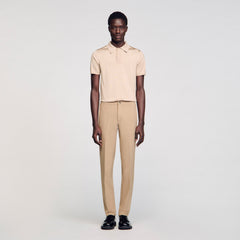 Jersey trousers Beige Sandro Men