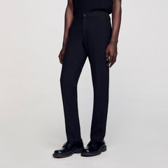 Jersey trousers Black Sandro Men