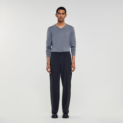 Wide-leg trousers Dark Grey Sandro Men