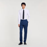 Wool suit trousers Royal Blue Sandro Men