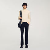 Straight-leg trousers Black Sandro Men