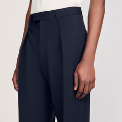 Suit trousers Navy Blue Sandro Men