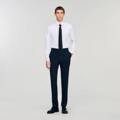Wool suit trousers Navy Blue Sandro Men