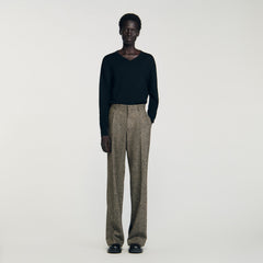 Wide-leg suit trousers String Chine Sandro Men