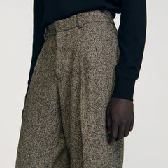 Wide-leg suit trousers String Chine Sandro Men