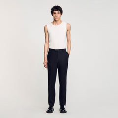 Suit trousers Black Sandro Men