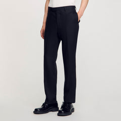 Suit trousers Black Sandro Men