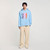 Hooded sweatshirt Blue Sky Sandro Men