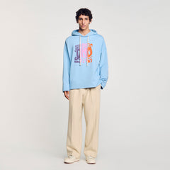 Hooded sweatshirt Blue Sky Sandro Men