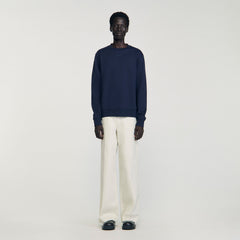 Logo sweatshirt Midnight Blue Sandro Men