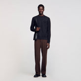 Patch sweatshirt Black Sandro Men