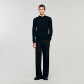 Mock neck sweater Black Sandro Men