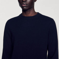 Cashmere sweater Dark Navy Sandro Men
