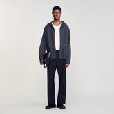 Milano knit hooded cardigan Fonte Sandro Men