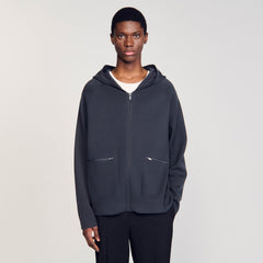 Milano knit hooded cardigan Fonte Sandro Men