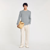 Textured knit sweater Lime Sandro Men