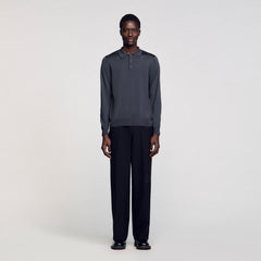 Ribbed polo shirt Fonte Sandro Men