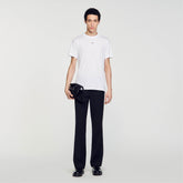 Short-sleeved T-shirt White Sandro Men