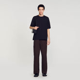 Oversized T-shirt Black Sandro Men
