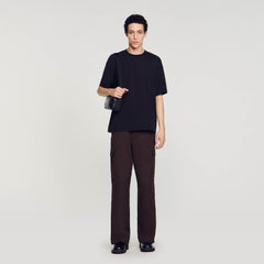 Oversized T-shirt Black Sandro Men