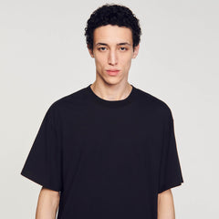 Oversized T-shirt Black Sandro Men