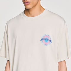 Sun motif T-shirt Vintage White Sandro Men