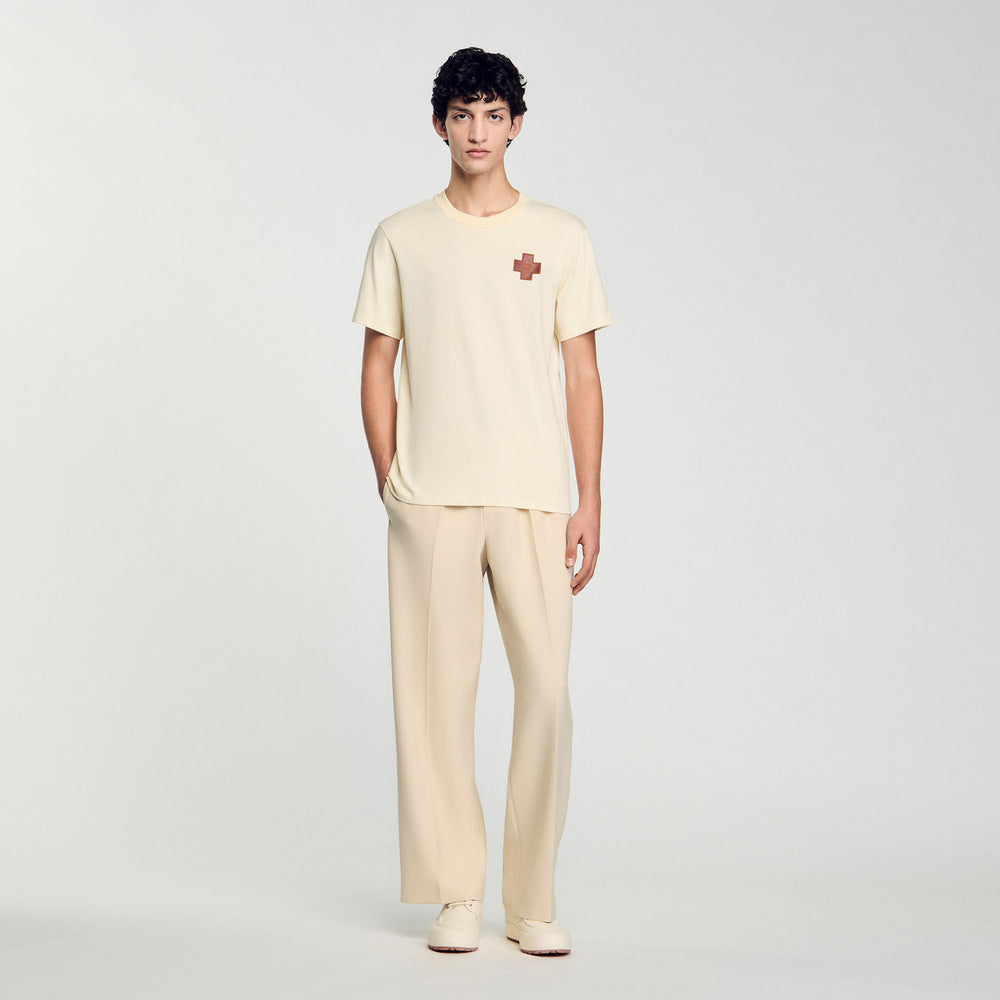 Cross T-shirt Oats Sandro Men