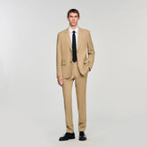 Wool suit jacket Beige Sandro Men