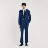 Wool suit jacket Royal Blue Sandro Men