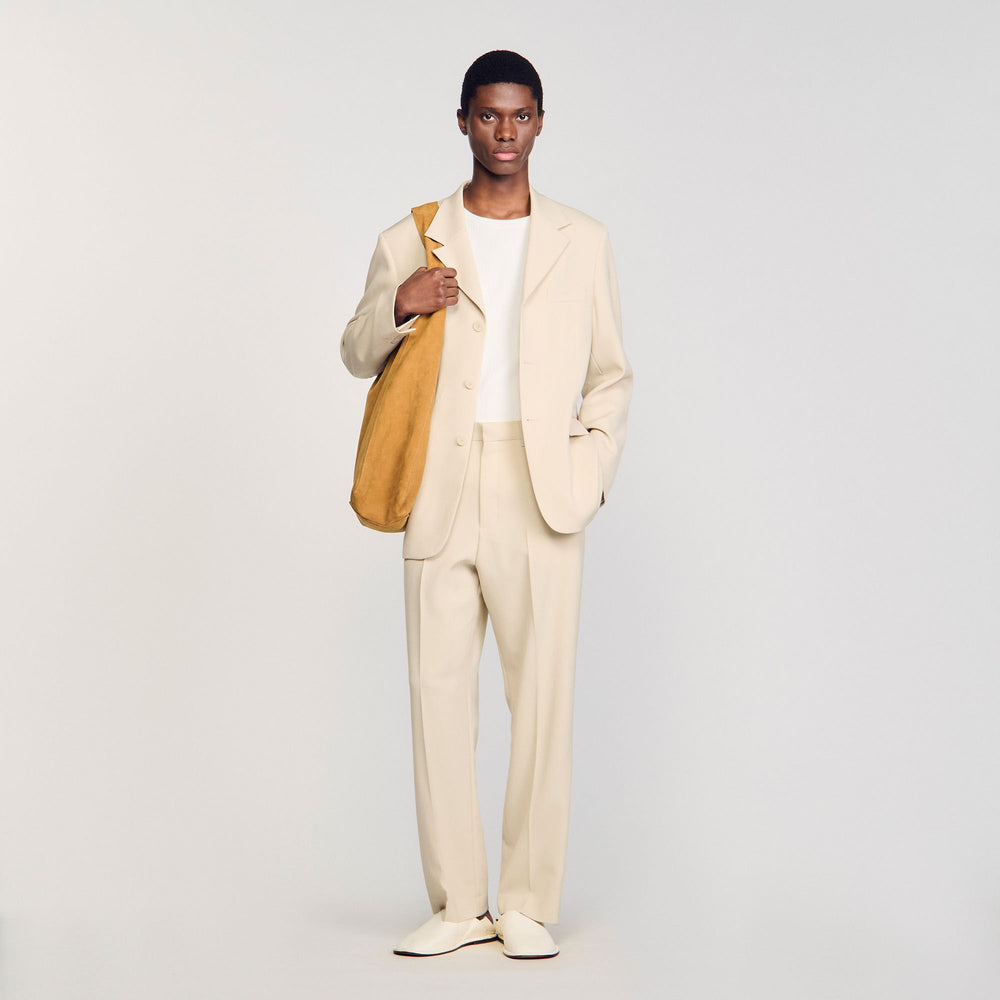 Oversized wool suit jacket Oats Sandro Men