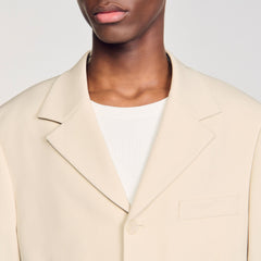 Oversized wool suit jacket Oats Sandro Men